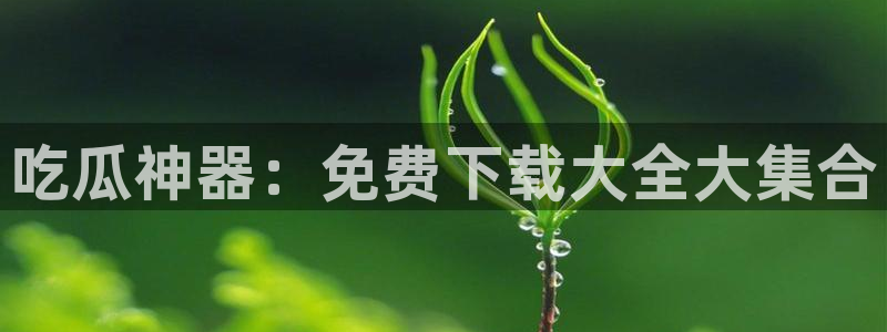 718.sⅹ 吃瓜:吃瓜神器:免费下载大全大集合