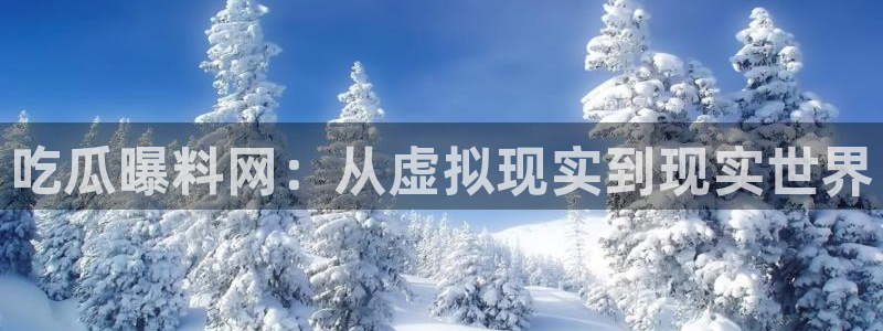 51吃瓜全网最快更新今日热门吃瓜:吃瓜曝料网:从虚拟现实到现实世界