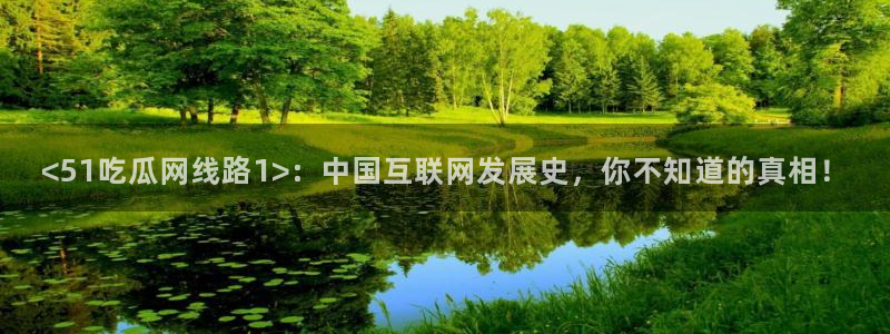 1吃瓜:<51吃瓜网线路1>:中国互联网发展史,你不知道的真相!